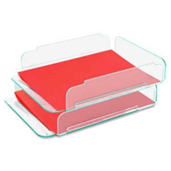 Alfred Music Stacking Letter Tray; 2-PK; 13 in. x 10.25 in. x 2.75 in.; CL-Green SW524488